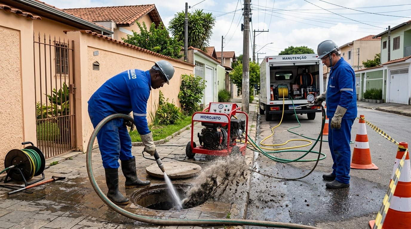 Hidrojateamento Residencial em Fortaleza‑CE