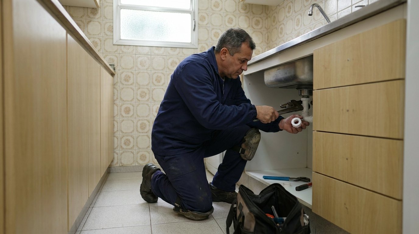 Reparo Hidráulico na Cozinha em Fortaleza‑CE